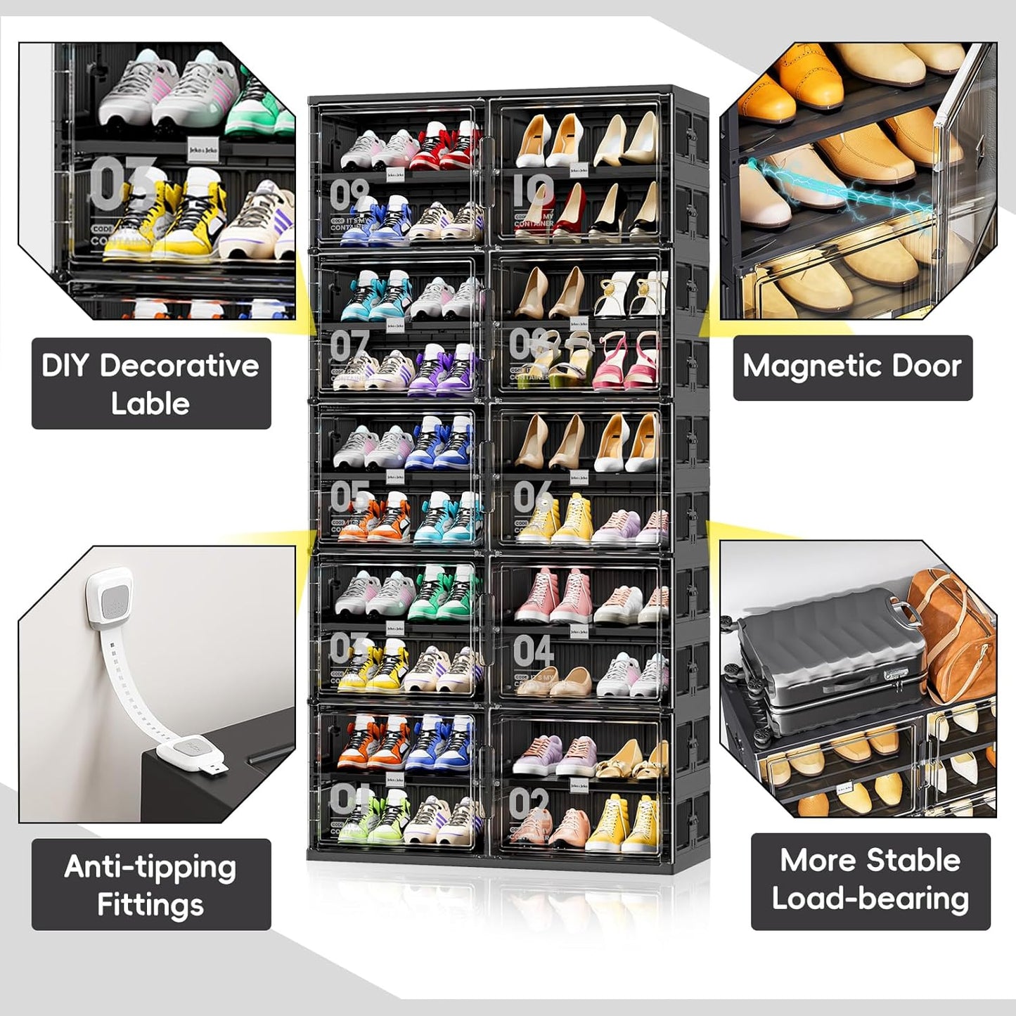 Portable Shoe Rack Organizer